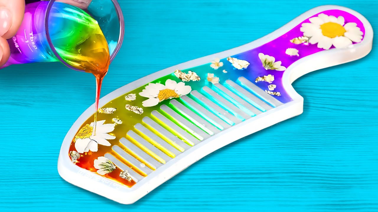 Cute And Beautiful Epoxy Resin Crafts || Home Decor Ideas, DIY Jewelry ...