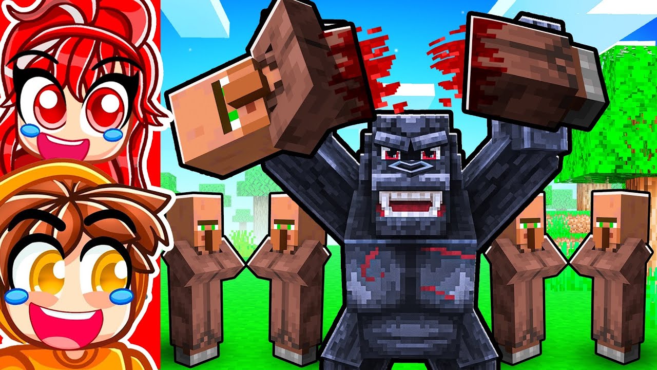 1,000,000 Villagers vs 1 GORILLA! (TRY NOT TO LAUGH - GROX EDITION)
