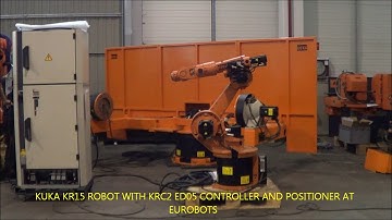 KUKA KR15 WITH KRC2 ED05 CONTROLLER AND POSITIONER AT EUROBOTS