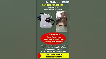 Best Cold Mist Fogger for Indoors Outdoors for Surface & Air Sanitization - ULV Fogger Mist Fogger