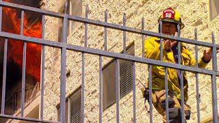 *Early Arrival* LAFD Greater Alarm Apartment Fire: FS58 (Pico-Robertson)