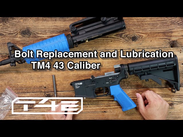 TM4 .43 Caliber Rifle Bolt Replacement & Lubrication : T4E Maintenance class=