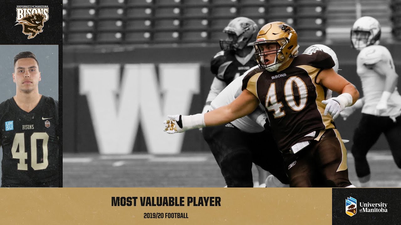 Derek Dufault is Bisons Football MVP | Brown & Gold Awards