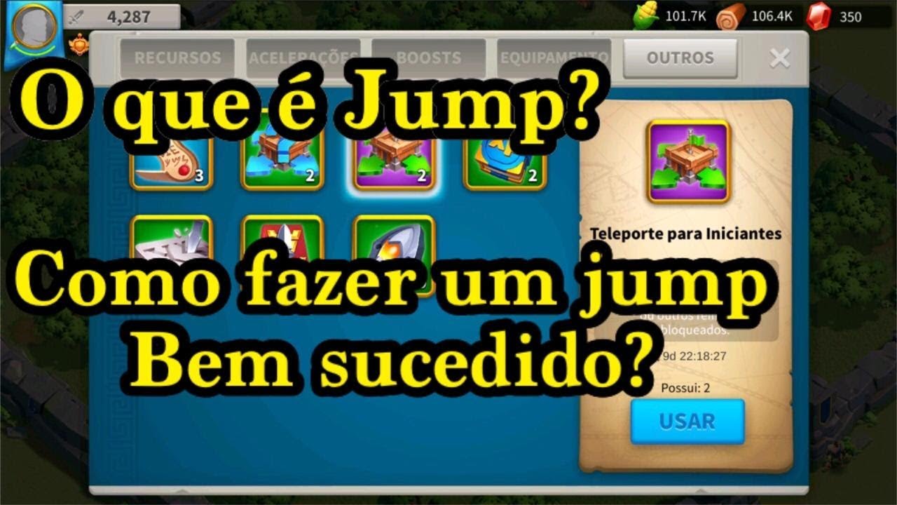 EXPLICANDO TUDO SOBRE O JUMP COMO FAZER PARA VOCÊ COMEÇAR BEM NO JOGO
