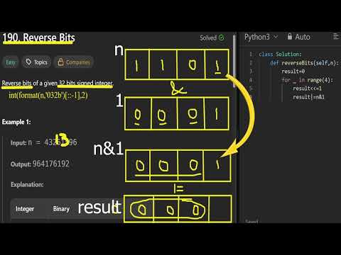 Leetcode 190.  Reverse Bits ⚡🔄 Shift, OR, Flip — Bits Zip! ➡️🔁 Shift n Right — Bits Unite! 💻