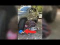 FAKE TIRE POP PRANK 😂 #shorts