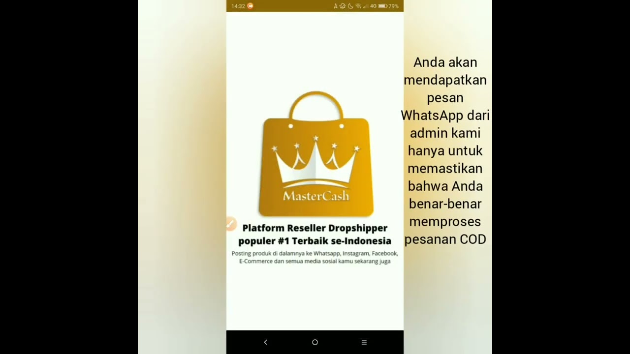 Tutorial Cara Kerja Reseller Dropshipper Afiliasi MasterCash langkah awal sukses sebagai dropshipper