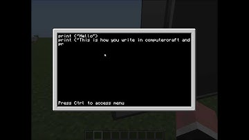 Computercraft - How to write on monitor "Easy Version" [English]