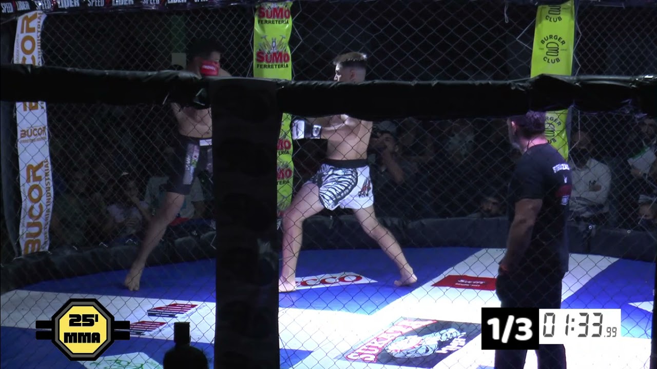 25 de MMA - Batalla del Puente 7 - Paco Benítez VS Edgar Romero - Pelea de MMA PROFESIONAL
