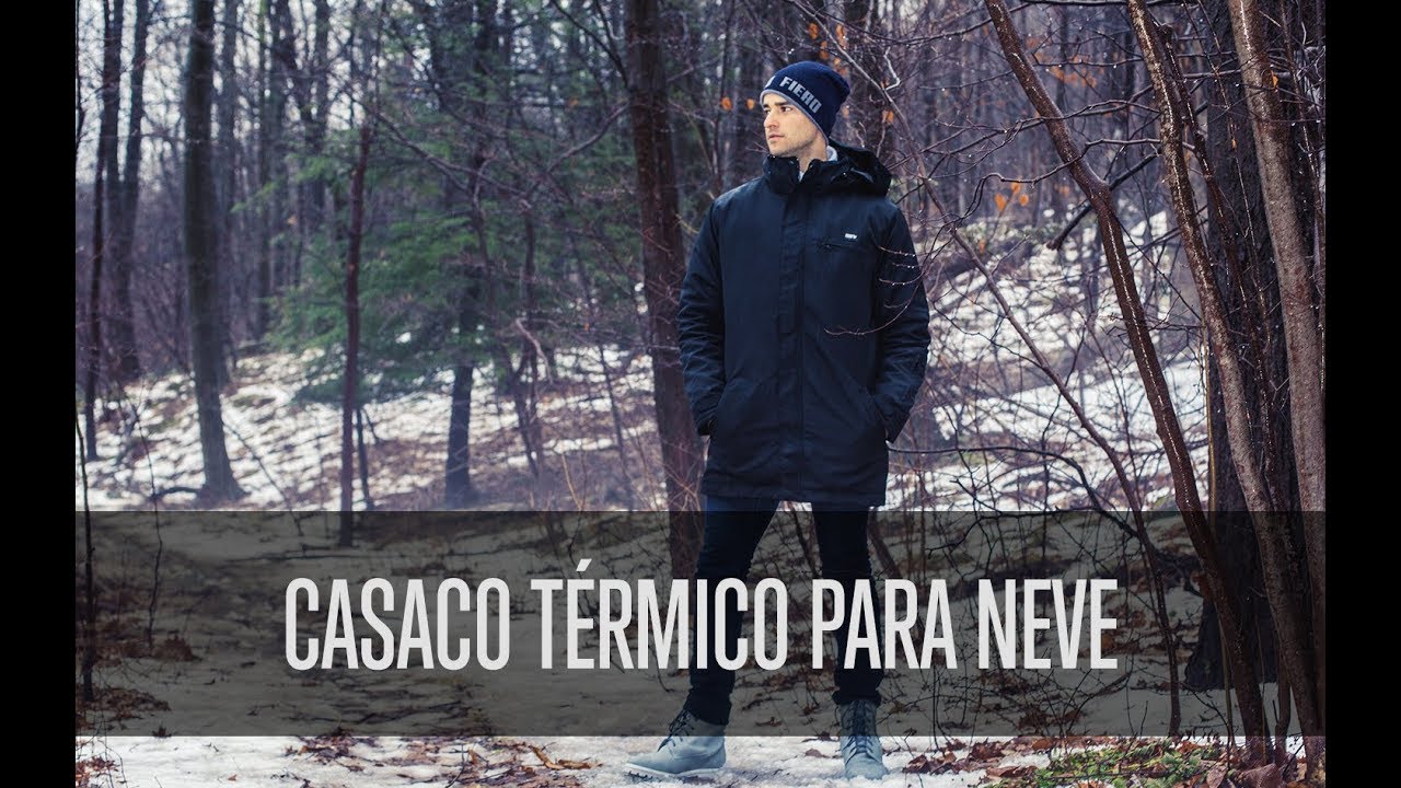 casaco masculino termico