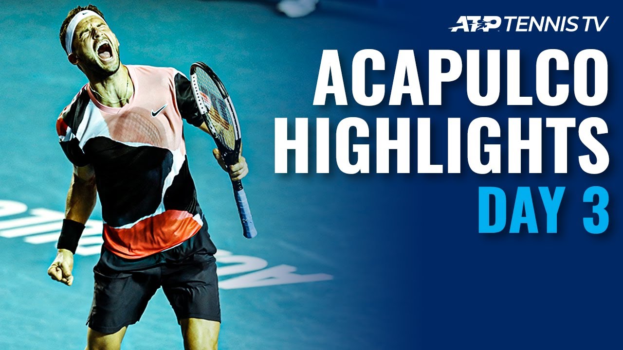 Dimitrov Escapes; Nadal Tested, Zverev Stunned | Acapulco 2020 Day 3 Highlights