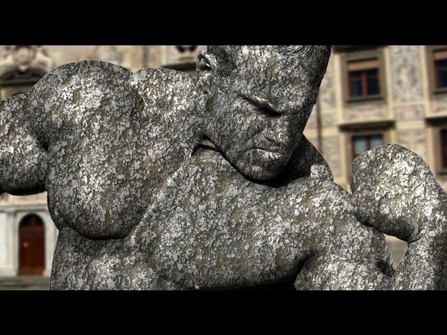 Photoshop Tutorial: How to Transform Someone into a STONE STATUE class=