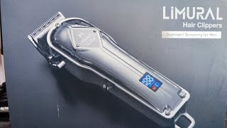 unboxing cheap hair clipper Limural (best way for beginner barbers)