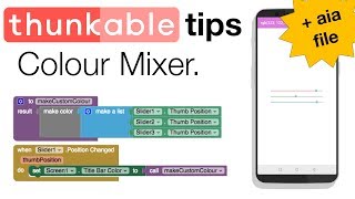 Thunkable Colour Mixer App with aia File screenshot 5
