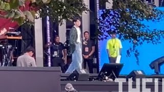 230922 Permission to Dance Soundcheck Jungkook BTS Global Citizen Festival GCF 2023 New York Fancam