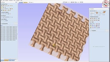 #Vectric #Aspire #3D #Texture #Tutorial-4#Decorative wall #panel #3d #Tiles#interior #cnc #router