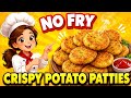 The Crispiest Potato Patties Ever! 🥔 Easy & Delicious Potato Recipe