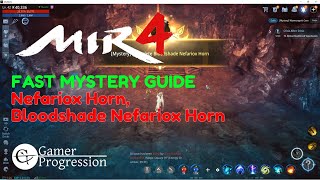 Mir4 Guide 2024 | Mystery : Nefariox Horn, Bloodshade Nefariox Horn