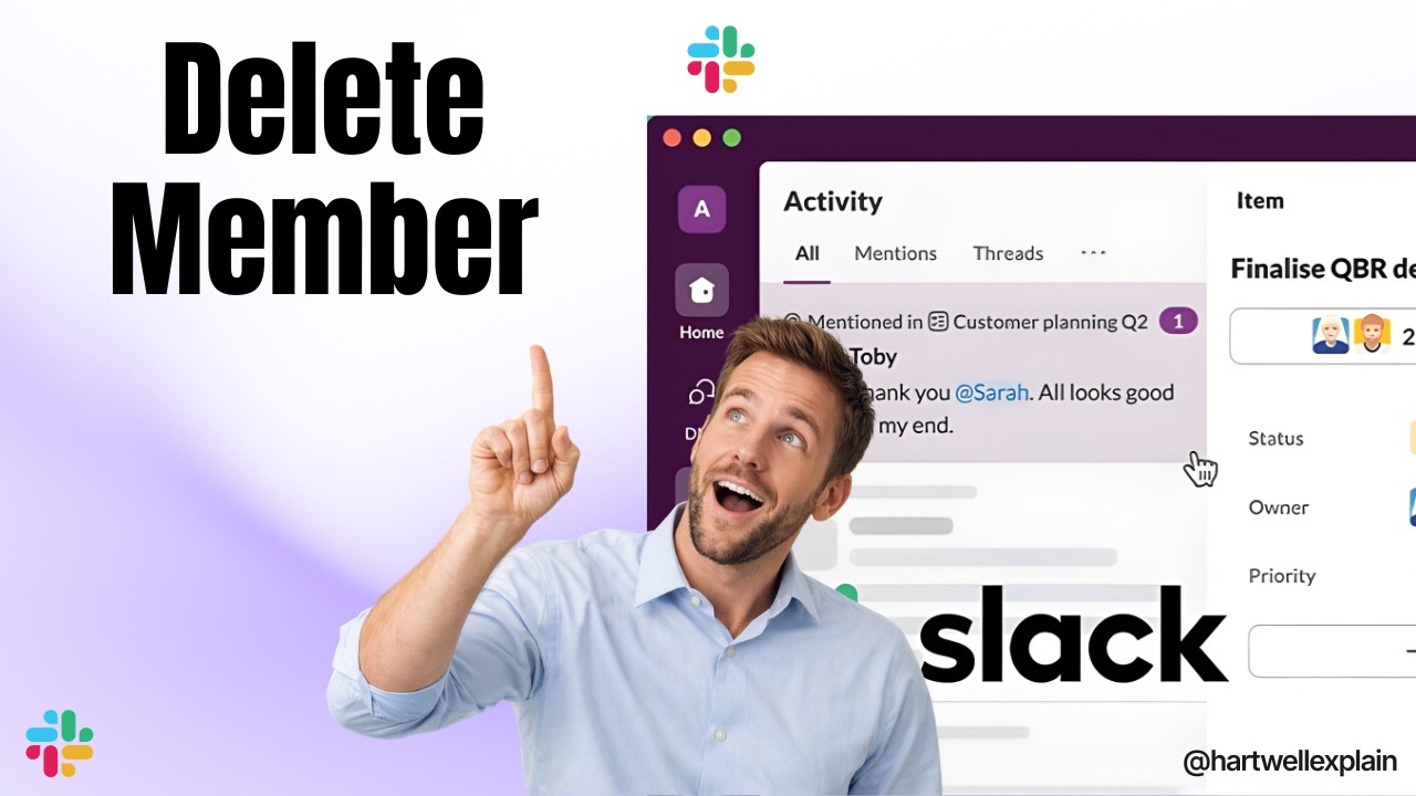 Remove Slack How To Delete Remove Slack Workspace Member - YouTube