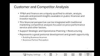 FPA Insights: Competitor and Customer Analysis