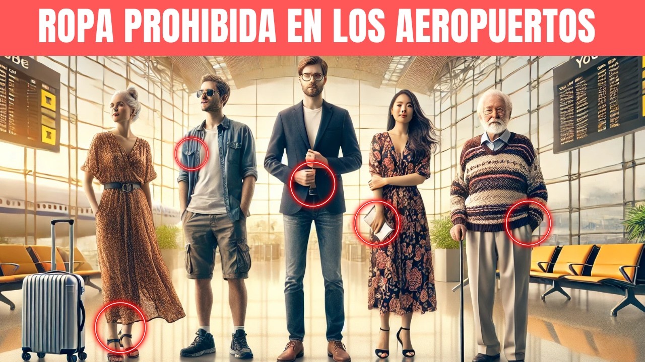 🚨 10 prendas que NUNCA debes usar en el AEROPUERTO | Consejos de Viaje