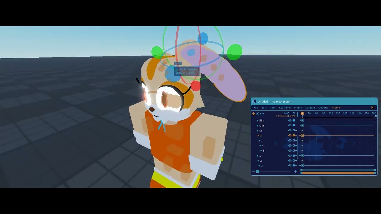 Cream The Rabbit Rig Roblox Studio - Cream the Rabbit rig test - YouTube