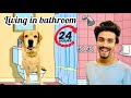 Living in bathroom for 24 hours with leo  anant rastogi