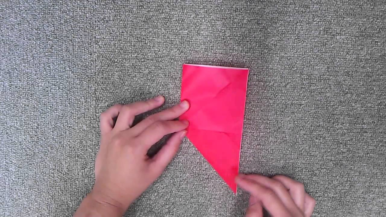 いちごの折り方 年中 年長 Youtube