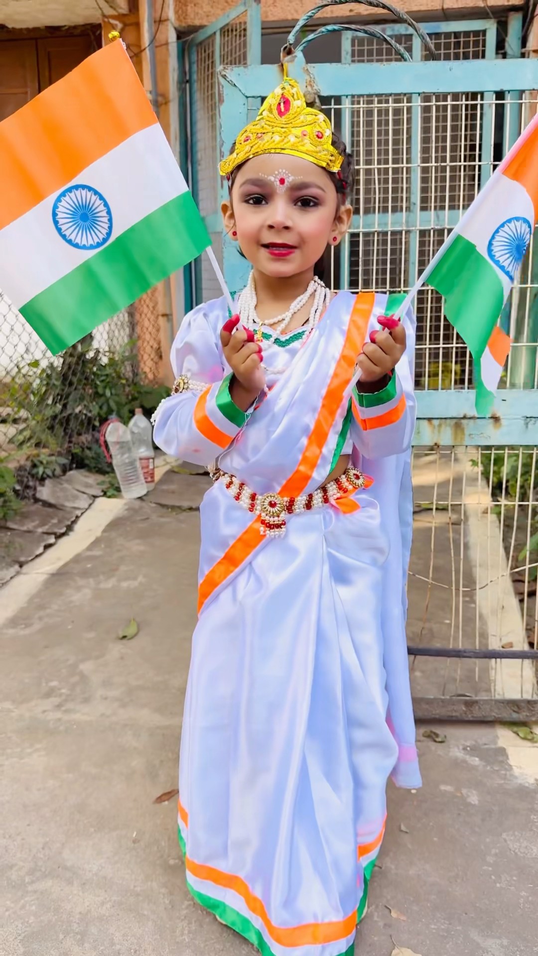 Desh ki beti bani bharat mata #happyrepublicday
