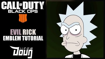 Call of Duty Black Ops 4: Evil Rick Emblem Tutorial (Rick and Morty)