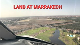 MARRAKECH MOROCCO 🇲🇦 beautiful city.. perfect LANDING at GMMX airport Runway 28