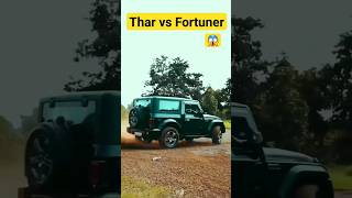 Thar vs fortuner tug of war 😱 #shorts #youtubeshorts #viral #thar #fortuner #vs