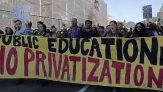 Hundreds of protestors march against tuition hikes