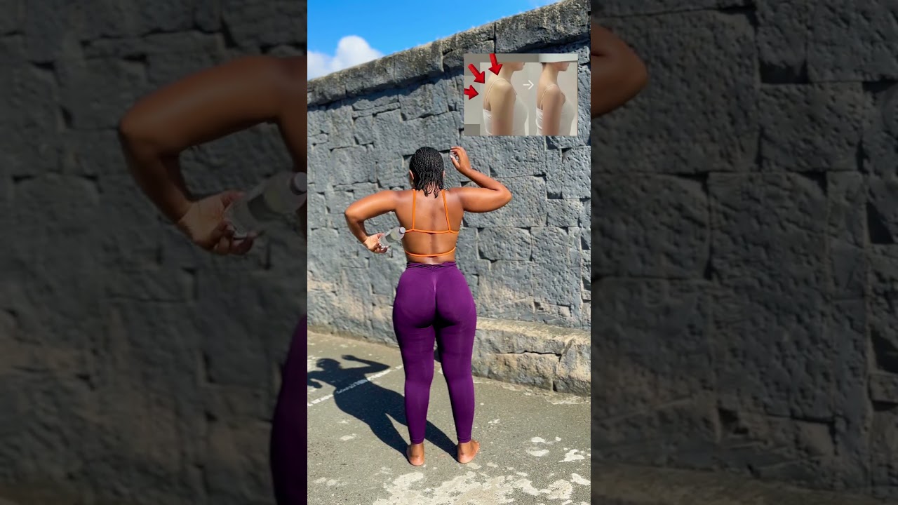 Улучшение осанки и укрепление мышц с помощью упражнений с бутылкой. 