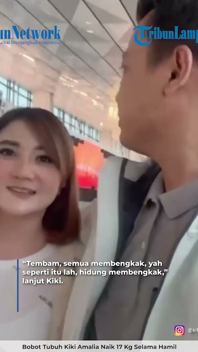 Bagian tubuh Kiki Amalia membengkak