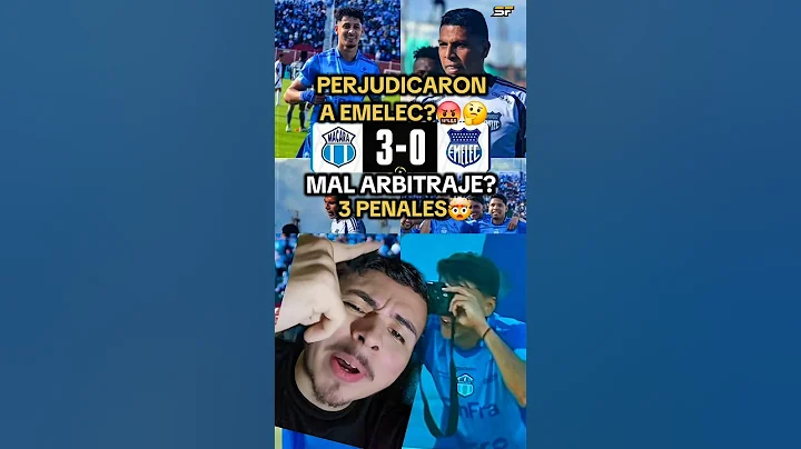 Emelec was harmed by poor refereeing. #macara 3 - #emelec 0 #ligapro #football #ecuador