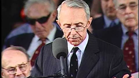 Harvard Commencement 2010: David H. Souter speaks