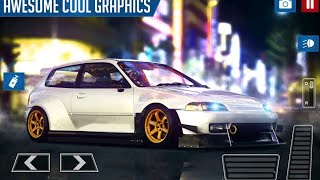Drifting And Driving Simulator : Honda civic game 2 : Android Gameplay screenshot 2
