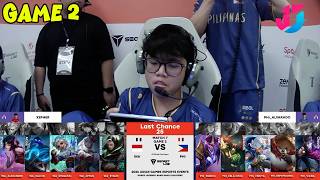 TEAM PHILIPPINES vs TEAM INDONESIA GAME 2 | MLBB ASIAN GAMES QUALIFIERS