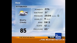 Intellistar 1 SD with Record High Tempatures - Pittsburgh, PA (4/15/23)