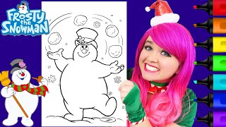 Coloring Frosty the Snowman