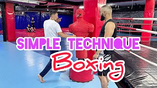 Simple technique boxing🔥 #boxing #boxeo #mma #ufc #sports #kickboxing #muaythai #boxer #america