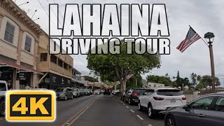 4K Driving Tour Lahaina Maui Hawaii : Before Lahaina Fires *No Music July 9th 2023