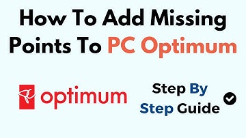 How To Add Missing Points To PC Optimum
