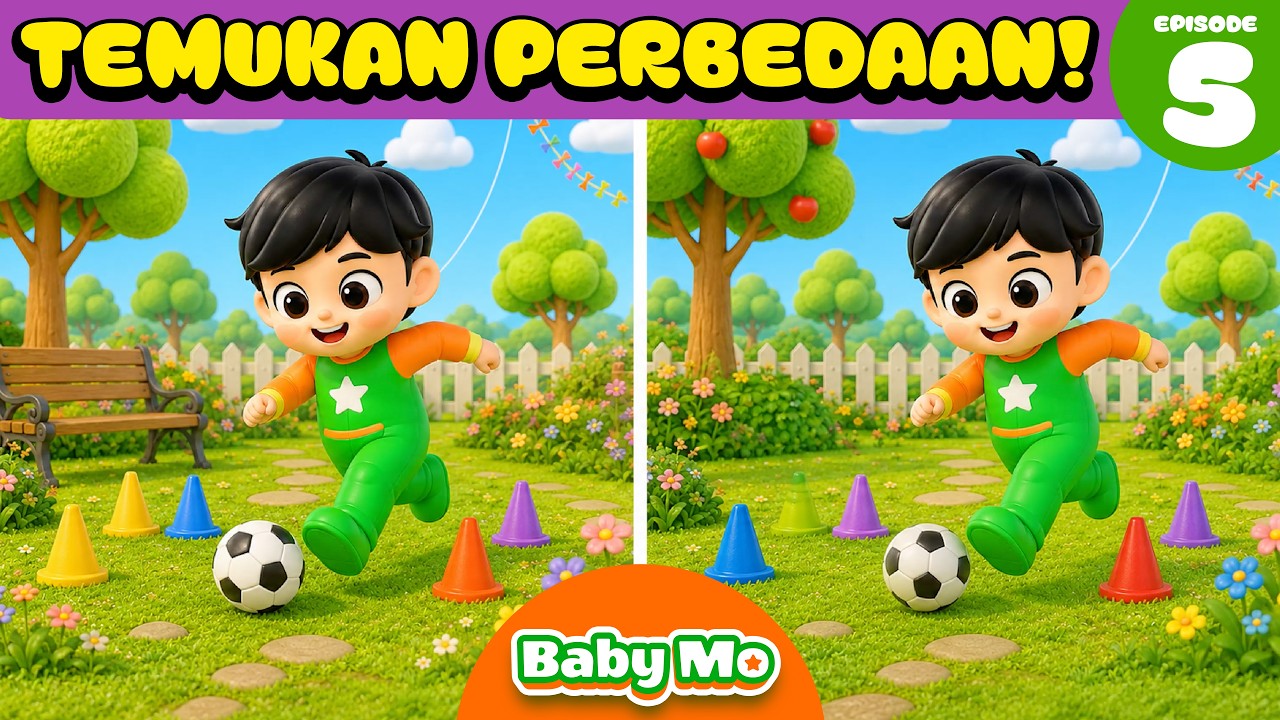 🔥 Cuma Anak Teliti yang Bisa! Cari & Temukan Perbedaan #5 | Quiz Anak Seru Baby Mo