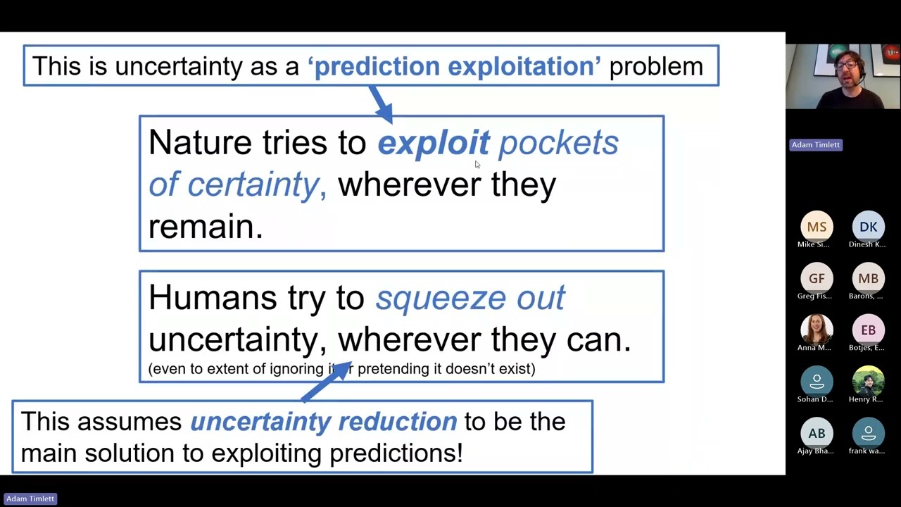 Video of On the Origin of Risk talk to DMDU