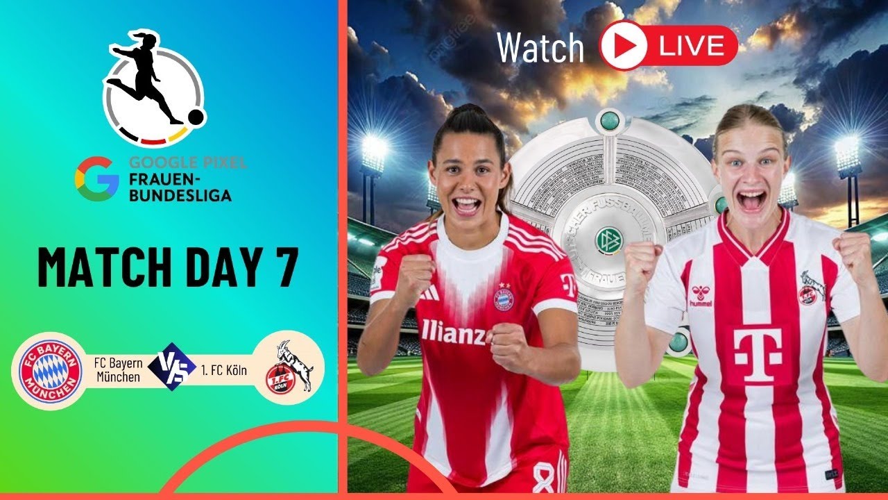 LIVE: FC Bayern München 🆚 FC Köln – Frauen-Bundesliga 2025/26 | Women’s Football