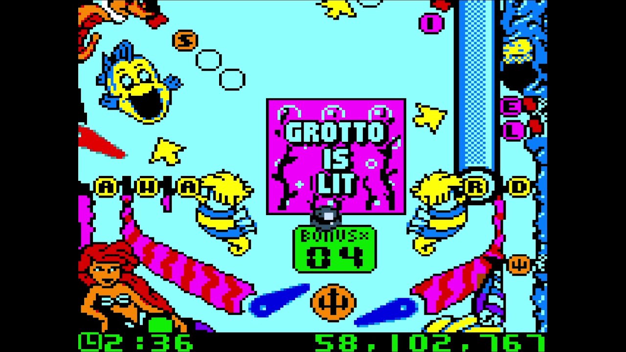 The Little Mermaid 2: Pinball Frenzy (GBC) [#2] - When the grotto is lit! 😎✨💅
