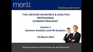 HR Metrics and Analytics - Session 1 on 19 March 2023