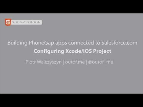 Lesson 2: PhoneGap/Force.com - Configuring Xcode/iOS Project